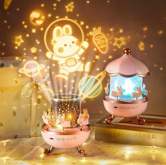 Night Light Rabbit Sky Projector