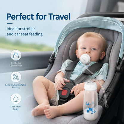 Premium Hands Free Baby Self Feeding Bottle-240ml