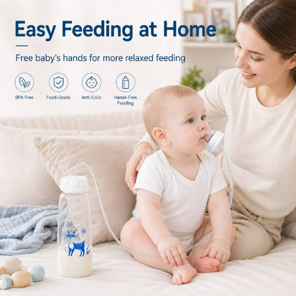Premium Hands Free Baby Self Feeding Bottle-240ml